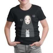 Resim Lord T-Shirt Sprited Away - Kaonashi Siyah Çocuk Tshirt 