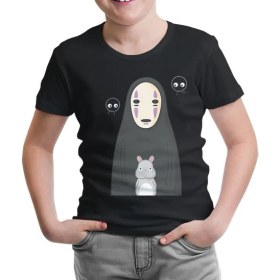 Resim Lord T-Shirt Sprited Away - Kaonashi Siyah Çocuk Tshirt 