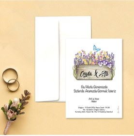 Resim Yarendavetiyeotuz9 100 Adet Beyaz Zarflı Davetiye (486092048)-Değer 1-Değer 2 