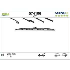 Resim Valeo 574106 Arka Silecek Supurgesi 