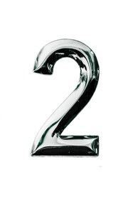 Resim ALETÇANTAM Posta Kutusu Yapışkanlı Rakam Metal Kapı Numarası No:2 