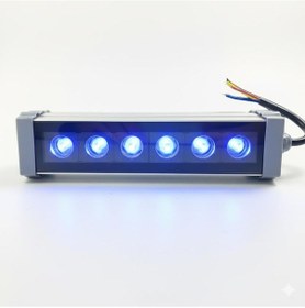 Resim 20cm 6w Led Duvar Boyama Wallwasher Mavi 220v 1 Adet 