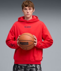Resim Puma Hoops X E.T. Hoodie - Kırmızı / 