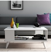 Resim Orta Sehpa Beyaz- Shp0101 