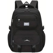 Resim Globalbloom 1 Adet Siyah Büyük Kapasiteli 15.6 İnç Laptop Outdoor Seyahat Sırt Çantası Siyah- 