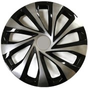 Resim Ford Escort Uyumlu 15 Inç Piano Black Siyah Gri Jant Kapağı 4 Adet Set 