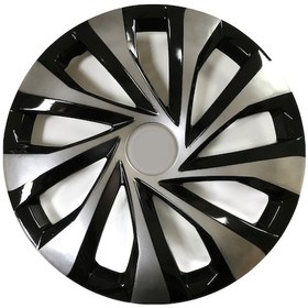 Resim Renault Megane Uyumlu 14 Inç Piano Black Siyah Gri Jant Kapağı 4 Adet Set 