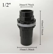 Resim Xuweiwei 20mm İç Çap Kalın Pvc Balık Tankı Bağlantı Seti Akvaryum Bahçe Sulama 