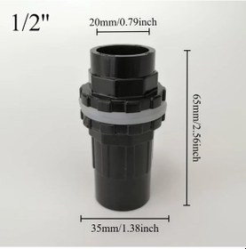 Resim Xuweiwei 20mm İç Çap Kalın Pvc Balık Tankı Bağlantı Seti Akvaryum Bahçe Sulama 