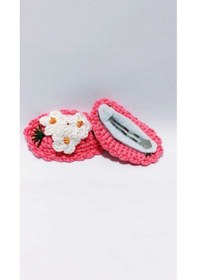 Resim Vintage Şık Tasarım Çocuk Yaka Ve Toka Seti Yeni Trend Pembe Çok Renkli 