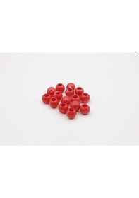 Resim Akrilik Plastik Abaküs Boncuk 4-16 Mm 16 Mm / Kırmızı 