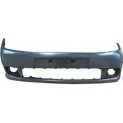Resim TŞT 2009 - 2012 Renault Clio Symbol Sd - Ön Tampon Siyah (Sis - Panjur Delikli Astarsız (Takviyeli) (Oem NO:7701210069) 
