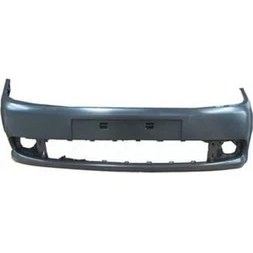 Resim TŞT 2009 - 2012 Renault Clio Symbol Sd - Ön Tampon Siyah (Sis - Panjur Delikli Astarsız (Takviyeli) (Oem NO:7701210069) 