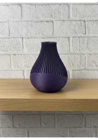 Resim Mor Vazo Çizgili 