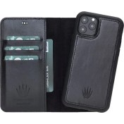 Resim Watchofroyal Magıc Wallet Apple iPhone 11 Pro Black Cuzdan + Kılıf 