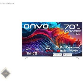 Resim Onvo OV70F500 70" 178 Ekran Uydu Alıcılı 4K Ultra HD Smart LED T 