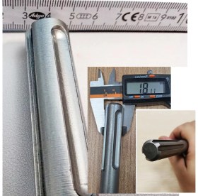 Resim Sds Max Şaftlı Keski 18 mm x 400 mm x 25 mm Hilti Ucu Beton Taş Kaya Kırıcı Kırma Adaptörü 