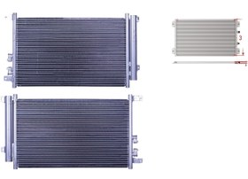 Resim Alfa Romeo 147 1.9 JTD 2001 Sonrası Klima Radyatörü (560x331x16 mm) 