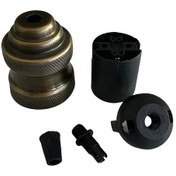 Resim Duy Lalesi Ve E27 Duy Desenli Eskitme Renk Metal 1 Adet Eskitme 