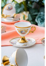 Resim Acar Rosanna 6 Kişilik Kahve Fincanı Takımı - 90 Ml renkli 