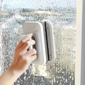 Resim 1 Adet Çift Taraflı Manyetik Cam Temizleme Fırçası, Yüksek Bina Cam Temizleme Aracı, ABS El Tipi Güvenli Temizlik Aksesuarı, Sıkışma Önleyici Tasarım, Güvenlik İpi ile Birlikte, 3-10mm Kalınlığında Camlar İçin Uygun 