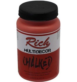 Resim Rich Multi Decor Chalked Akrilik Boya Pastel Kırmızı 250Ml 