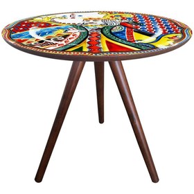 Resim ReHome Fiskos Sehpa - Kırmızı 