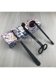 Resim Gajeena Ev İçin Kokulu Mum Aracı Seti: Söndürücü, Makas, Zil - Siyah 3'lü Takım, Dayanıklı Malzeme, Ev Konforu Ve Kolay Kullanım 