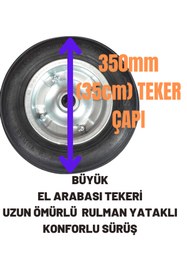 Resim Genel Markalar El Arabası Tekerlek Dubleks Dolma Bilyalı 350 