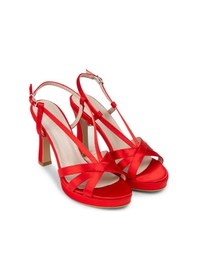 Resim Deery Kırmızı Saten Kadın Abiye Ayakkabı - S0143zkrmm01 Kırmızı 