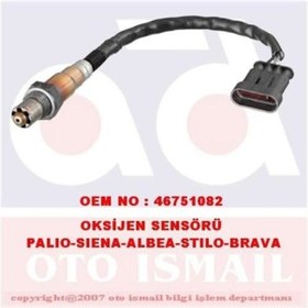 Resim OPAR 46751082 OPAR OKSİJEN SENSÖRÜ PALIO ALBEA LINEA DOBLO BRAVO 