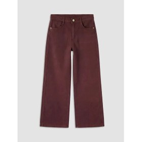 Resim LC Waikiki Lcw Kids Mürdüm Wideleg Kız Çocuk Pantolon 
