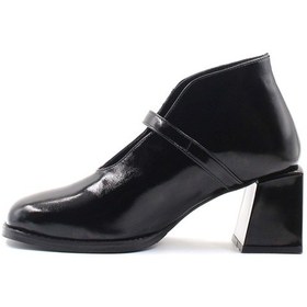 Resim Hakiki Deri Kadın Kalın Topuklu Bot 064sza230 001 