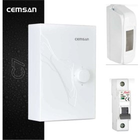 Resim Cemsan C7 Güneş Enerji Sistemine Uyumlu Sigorta ve Kutusu Dahil Elektrikli Şofben 