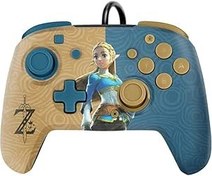 Resim PDP Switch Rematch Wired controller ZELDA Officially Licensed by Nintendo - Customizable buttons, sticks, triggers, and paddles - Ergonomic Controllers 