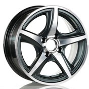 Resim EMR-A235-01 6.5x15"-4x100 ET35 67.1 Gun Metal Diamond Jant (4 Adet) 