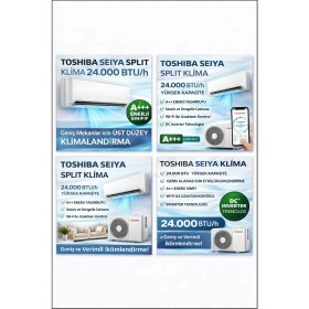 Resim Toshiba Seiya Split Klima 24.000 Btu/h 