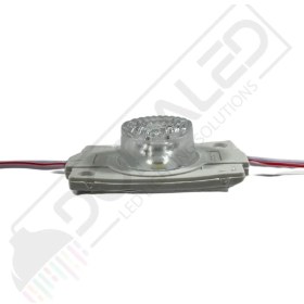 Resim Dora Led 12 Volt Gün Işığı 1,5 Watt Tekli Lensli 3030 Reklamcı Modül IP65 (10 Adet) 