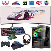 Resim Rogame RKT660911 i5-14400F 16 GB 480 GB SSD 8 GB RTX3050 Çift 24" Free Dos Masaüstü Oyuncu Bilgisayarı 