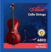 Resim ALICE A803-3 G (SOL) TEK ÇELLO TELİ 