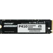 Resim Patriot P410 Pcıe Gen4 X4 (Nvme 1.4) M.2 2280 SSD R/5000 W/4500 [4tb] (P410P4TBM28H) 