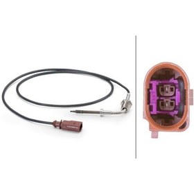 Resim HELLA 6PT014494271 EGZOZ GAZI SICAKLIK SENSORU VW 