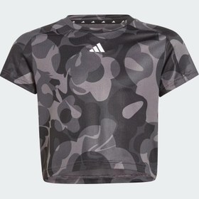 Resim adidas Essentials Aeroready Seasonal Print Crop Çocuk Tişört 