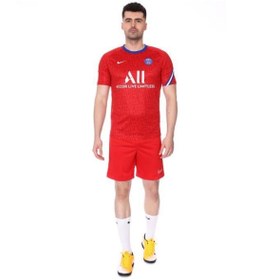 Resim Nike Paris Saint Germain Brt Top Ss Pm Erkek Kırmızı Futbol Tişört Cd5816-658 
