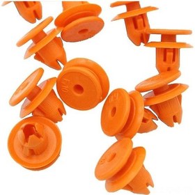 Resim Aubyhe Volvo V70/xc70/xc90/xc60 İçin 100 Adet Plastik Gövde Moldi Sabitleyici Parça No:8659732 - Fender, Tampon Ve Trim Uygulamaları İçin Turuncu Clip 