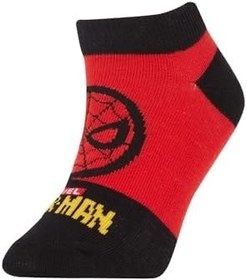 Resim DeFacto Erkek Çocuk Marvel Spiderman Pamuklu 3'lü Patik Çorap erkek-çocuk 