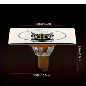 Resim Lumaworld 5 Adet Paslanmaz Çelik Ayaklı Koku Geçirmez Banyo Mutfak Duş Gider Kapağı 