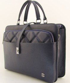 Resim HNB Unisex Lacivert 15 & 15.6 Inç Laptop Evrak Avukat Çantası 