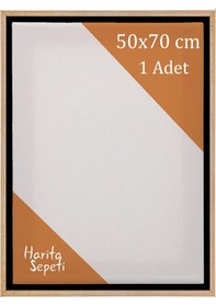 Resim Gold Çerçeveli Tuval 50 x 70 CM Yatay & Dikey Profesyonel %100 Pamuk Boş Tablo 
