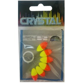 Resim Crystal Renkli Şamandıra Stopper No:5 (6'lı) 
